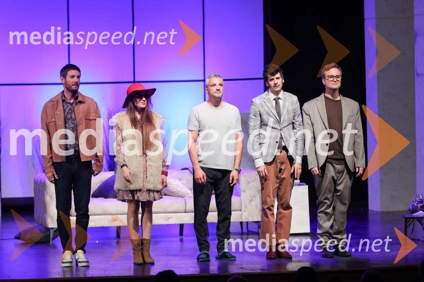  Robert Korošec, igralec;  Maja Martina Merljak, igralka;  Primož Vrhovec, igralec;  Jernej Kogovšek, igralec;  Gregor Podričnik, igralecVečerja bedakov