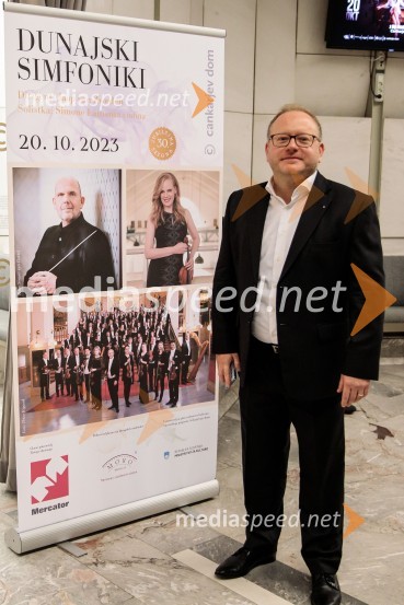 mag. Aleš Drenik, vodja programa resne glasbe, opere in balet, Cankarjev domDunajski simfoniki, koncert v Cankarjevem domu