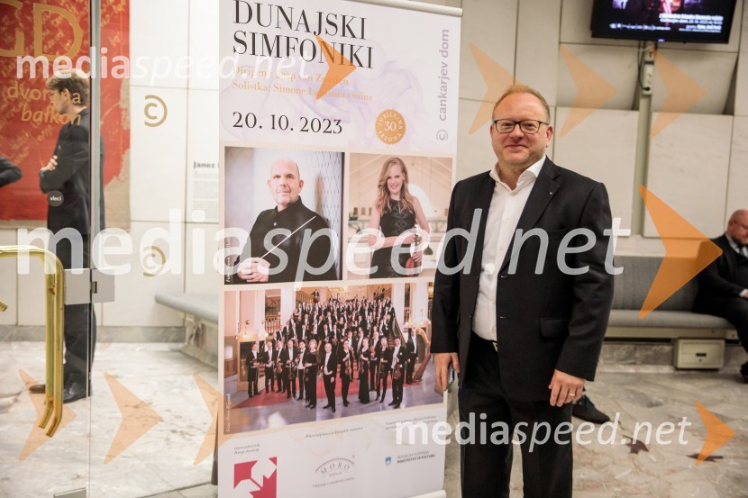 mag. Aleš Drenik, vodja programa resne glasbe, opere in balet, Cankarjev domDunajski simfoniki, koncert v Cankarjevem domu