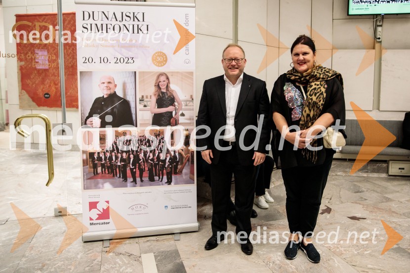 mag. Aleš Drenik, vodja programa resne glasbe, opere in balet, Cankarjev dom;  Uršula Cetinski, generalna direktorica, Cankarjev domDunajski simfoniki, koncert v Cankarjevem domu