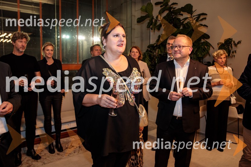  Uršula Cetinski, generalna direktorica, Cankarjev dom; mag. Aleš Drenik, vodja programa resne glasbe, opere in balet, Cankarjev domDunajski simfoniki, koncert v Cankarjevem domu