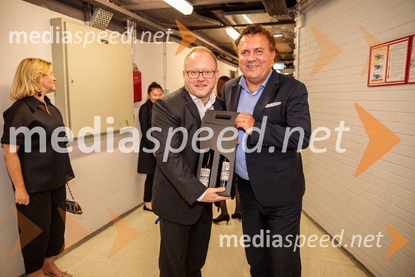 mag. Aleš Drenik, vodja programa resne glasbe, opere in balet, Cankarjev dom;  Jan Nast, intendant orkestra Dunajskih simfonikovDunajski simfoniki, koncert v Cankarjevem domu