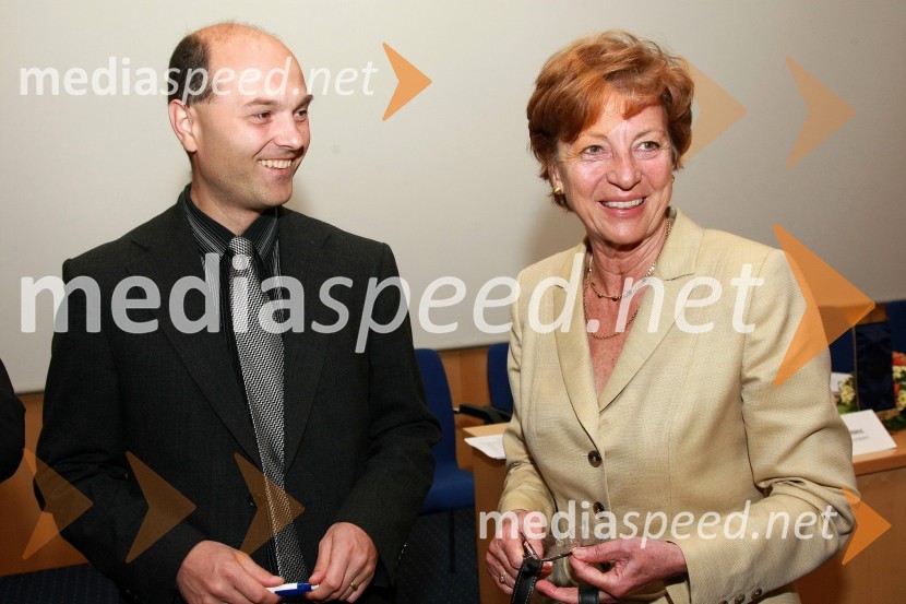 Boštjan Brumen, glavni tajnik Univerze v Mariboru in prof. dr. Andreja Kocijančič, rektorica Univerze v LjubljaniUniverza v Mariboru, posvet o predlogu Zakona o univerzi