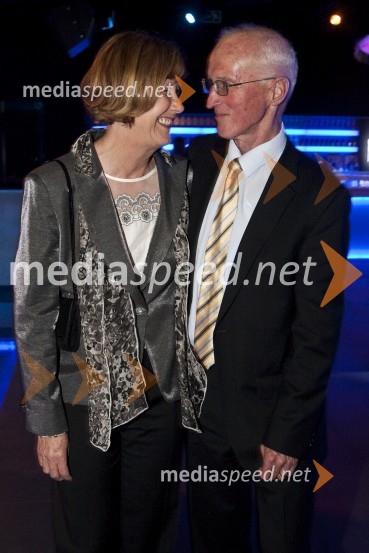 Milan Matos, predsednik uprave Mladinska knjiga Založba (MKZ) in njegova soproga SilvaOtvoritev lokala TOP Eat&Party v Nami (nekdanja diskoteka Global)