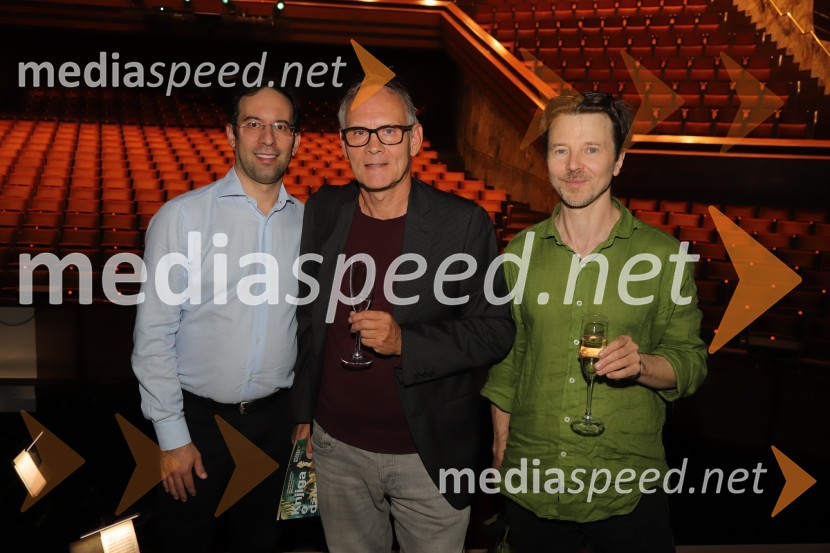  Simon Krečič, umetniški direktor Opere SNG Maribor;  ... ;  Joshua Held, scenografKnjiga o džungli, pravljična opera v SNG Maribor