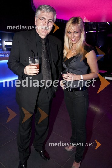 Petar Radović, odgovorni urednik razvedrilnega programa RTV Slovenija in ...Otvoritev lokala TOP Eat&Party v Nami (nekdanja diskoteka Global)