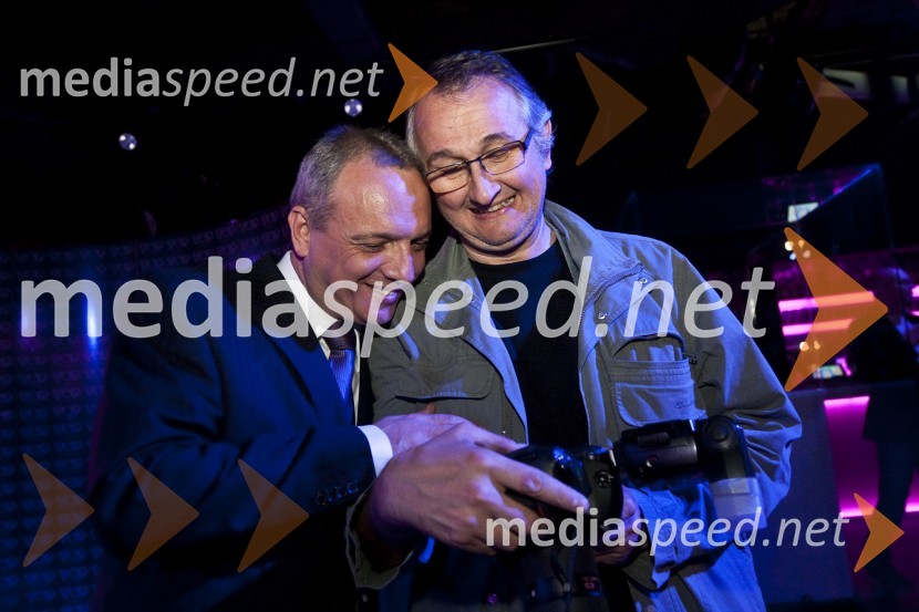 Damjan Damjanovič, direktor Slovenske filharmonije in Vito Tofaj, fotografOtvoritev lokala TOP Eat&Party v Nami (nekdanja diskoteka Global)