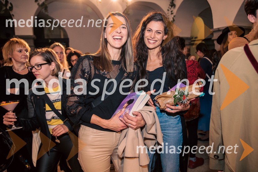  Alenka  Husič, pevka, skupina Sopranos, skupina Bepop;  Nataša Naneva, manekenkaPredstavitev knjige Nine Osenar, V objemu življenja