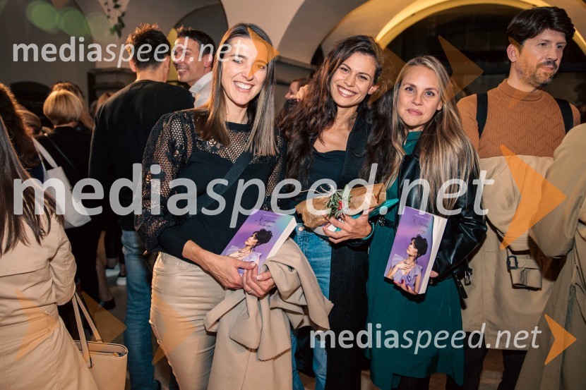  Alenka  Husič, pevka, skupina Sopranos, skupina Bepop;  Nataša Naneva, manekenka;  Tinkara Fortuna, skupina BepopPredstavitev knjige Nine Osenar, V objemu življenja