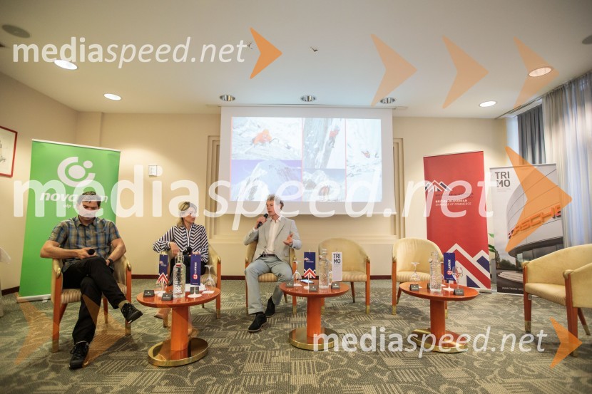  Aleš Česen, alpinist;  Barbara Uranjek, direktorica, Britansko-slovenska gospodarska zbornica;  Tom Livingstone, svetovno znani alpinist in avtorČaj z razlogom: Kaj se lahko poslovneži naučijo od športa?