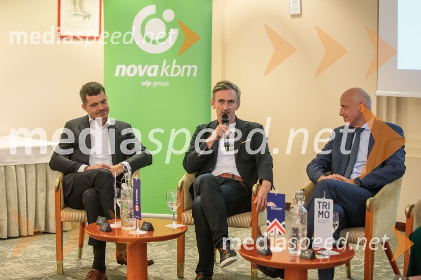  Luka Vesnaver, predsednik Britansko-slovenske gospodarske zbornice in partner v ION Advisory;  Marko Lukić, lastnik in direktor družbe Lumar IG;  Miro Cepec, glavni operativni direktor SKB bankeČaj z razlogom: Kaj se lahko poslovneži naučijo od športa?
