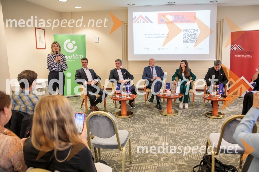  Barbara Uranjek, direktorica, Britansko-slovenska gospodarska zbornica;  Luka Vesnaver, predsednik Britansko-slovenske gospodarske zbornice in partner v ION Advisory;  Marko Lukić, lastnik in direktor družbe Lumar IG;  Miro Cepec, glavni operativni direktor SKB banke;  Melanija Šober;  Božo  Černila, direktor, TrimoČaj z razlogom: Kaj se lahko poslovneži naučijo od športa?