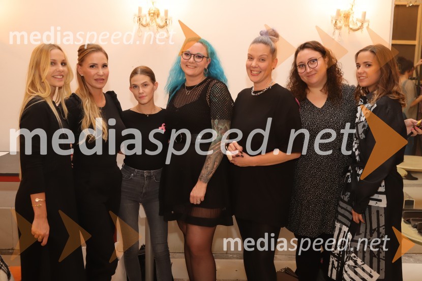 Ekipa vizažist Mateja Adamovič NaberšnikRoza oktober 2023, modna revija