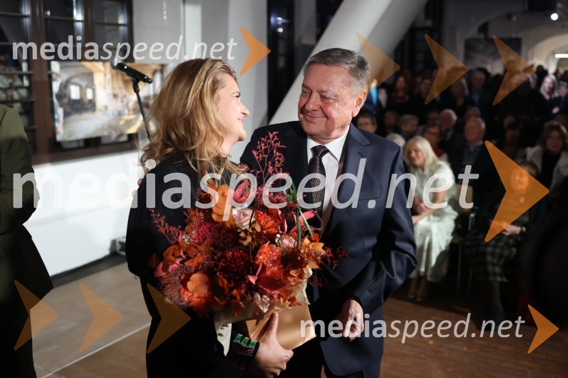  Renata Zamida, direktorica, Center Rog;  Zoran Janković, župan, Mestna občina LjubljanaOdprtje prenovljenega centra Rog