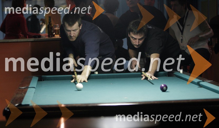 Jožko Marinko (KB Direkt), državni prvak 2006 v straight poolu (14+1) in Rado Doroslovac (BK Ljubljana), finalistBiljard, Državno prvenstvo Straight pool (14+1)