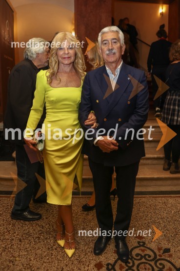  Darja Kuhar Kotnik, soustanoviteljica in podpredsednica Društva za zdravje naroda;  Rajko Kotnik, poslovni direktor Cankarjevega doma, dosedanji predsednik Lions kluba Ljubljana RožnikRequiem, premiera