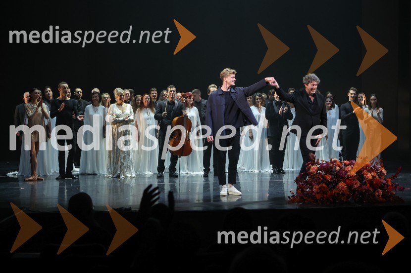  Lukas Zuschlag, baletnik, koreograf;  Renato Zanella, umetniški direktor ljubljanskega baletaRequiem, premiera