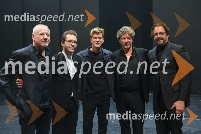  Staš Ravter, direktor SNG Opera in balet Ljubljana;  Ayrton Desimpelaere, belgijski dirigent;  Lukas Zuschlag, baletnik, koreograf;  Renato Zanella, umetniški direktor ljubljanskega baleta;  Marko  Hribernik, dirigent, umetniški direktor opereRequiem, premiera