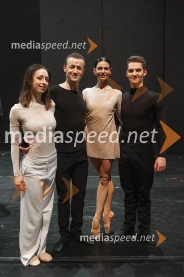  Mateja Železnik, baletna plesalka;  Lukas Bareman, baletni plesalec;  Anastasia Matvienko, baletna plesalka;  Denis Matvienko, baletni plesalecRequiem, premiera