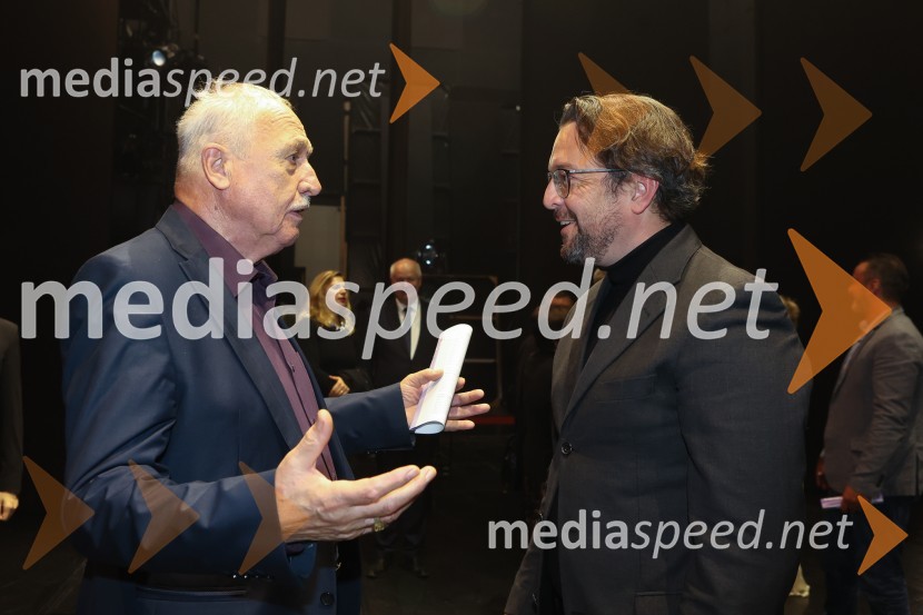 prof. Tomaž Habe, skladatelj, dirigent;  Marko  Hribernik, dirigent, umetniški direktor opereRequiem, premiera