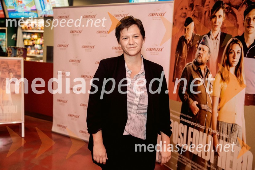  Iza Strehar, dramatičarka in scenaristkaPremiera filma Poslednji heroj v Cineplexx Novo mesto