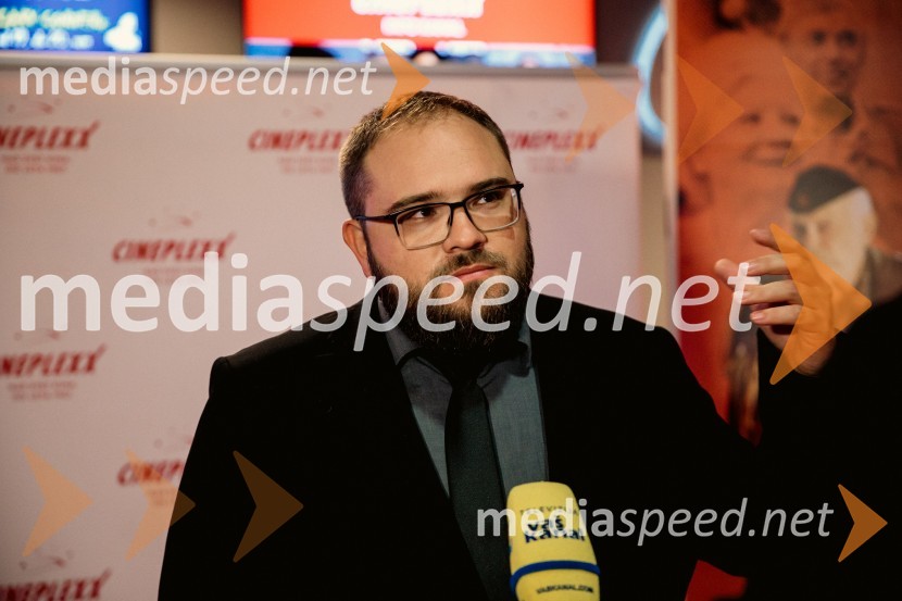  Žiga Virc, slovenski režiserPremiera filma Poslednji heroj v Cineplexx Novo mesto