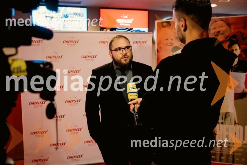  Žiga Virc, slovenski režiserPremiera filma Poslednji heroj v Cineplexx Novo mesto