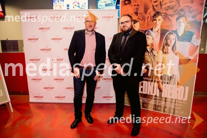  Boštjan Virc, producent in scenarist, Studio Virc;  Žiga Virc, slovenski režiserPremiera filma Poslednji heroj v Cineplexx Novo mesto