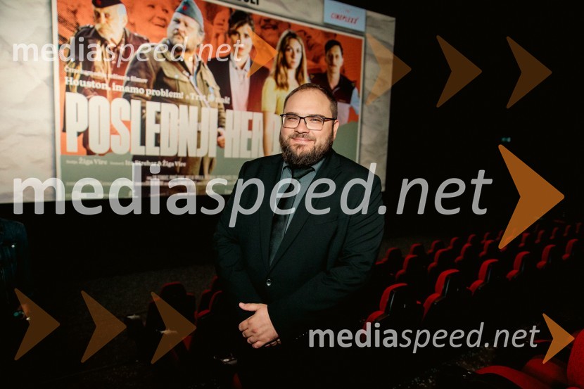  Žiga Virc, slovenski režiserPremiera filma Poslednji heroj v Cineplexx Novo mesto