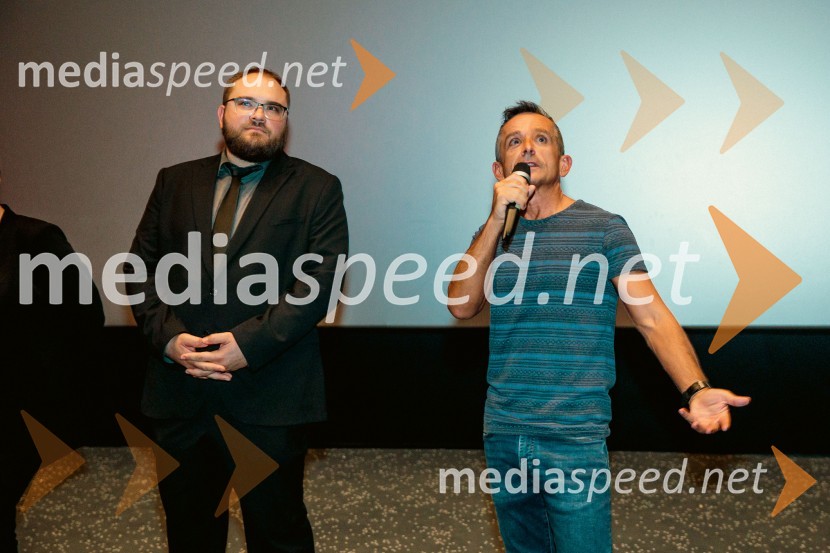  Žiga Virc, slovenski režiser;  Damijan Vinter, voditeljPremiera filma Poslednji heroj v Cineplexx Novo mesto