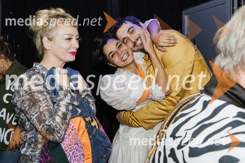  Miljka Brdjanin, igralka;  Nataša Perić, igralka;  Mak  Tepšić, igralecRomeo in Julija, premiera v Gledališču Koper