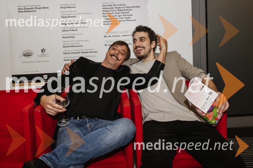  Igor Štamulak, igralec;  Mak  Tepšić, igralecRomeo in Julija, premiera v Gledališču Koper