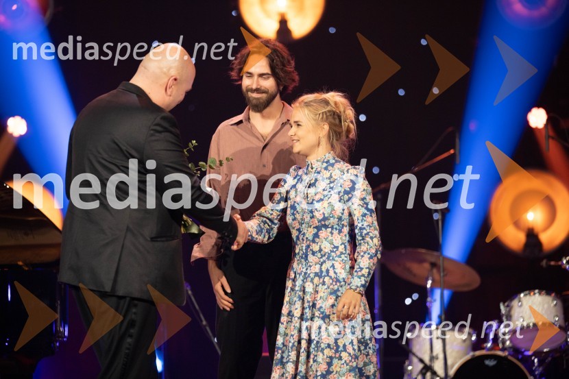  Boštjan Gombač, glasbenik;  Sven Horvat, glasbenik;  Laura Krajnc, igralka, pevkaFestival slovenskega šansona 2023