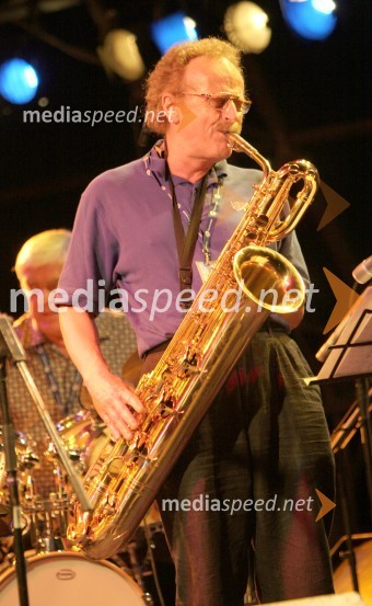 Dejan Pečenko s prijatelji, na sliki Herwik Matschy (alt, bariton saksofon)Festival Lent