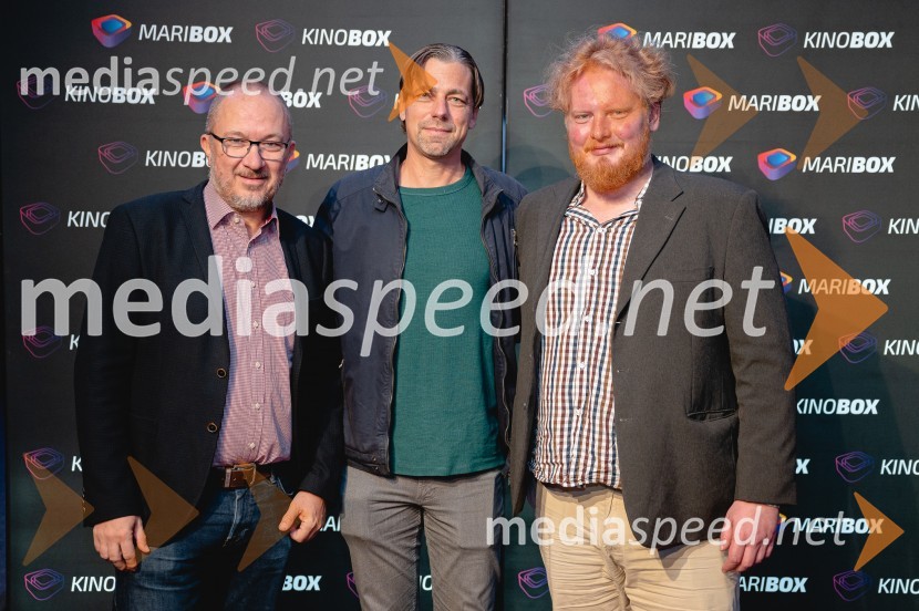  Boštjan Virc, producent in scenarist, Studio Virc;  Michael Manske, radijski moderator;  Matej Pušnik, igralecPremiera filma Poslednji heroj s filmsko ekipo v Mariboxu