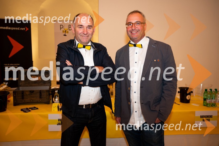  Bogomir Valdhuber, vinar, Vino Valdhuber, nogometaš Vinske reprezentance Slovenije;  Gregor Mulec, Vinogradništvo Mulec8. salon štajerskih mladih vin Pubec 2023 v Mariboru