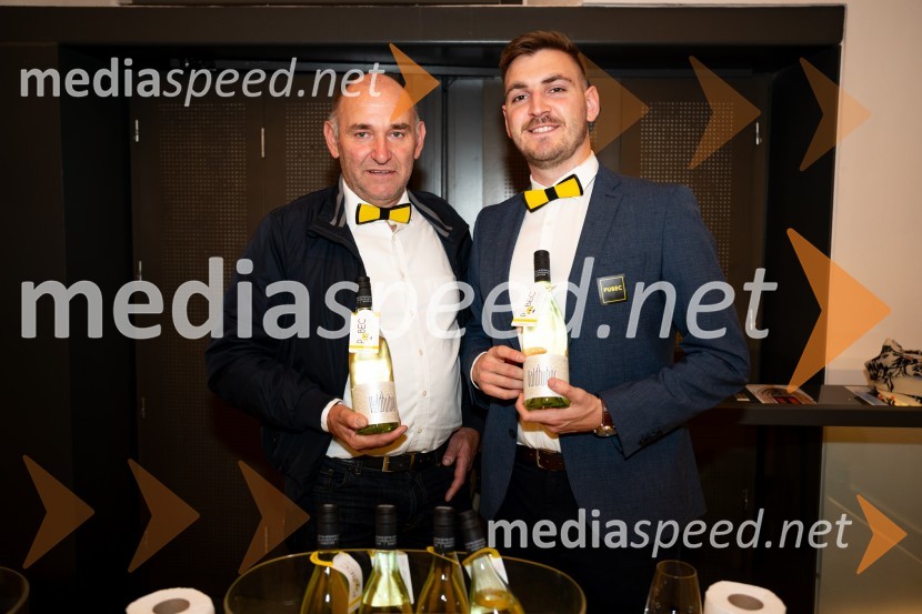  Bogomir Valdhuber, vinar, Vino Valdhuber, nogometaš Vinske reprezentance Slovenije;  Adam  Valdhuber, Vino Valdhuber8. salon štajerskih mladih vin Pubec 2023 v Mariboru