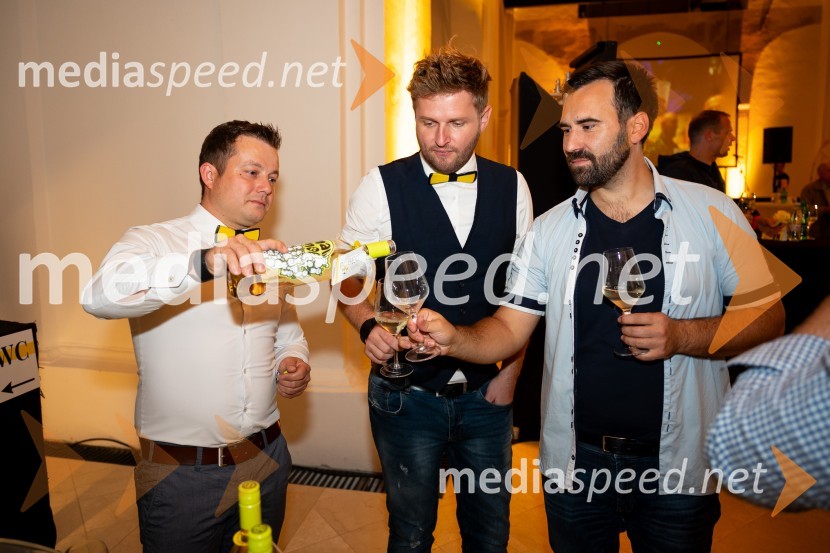  Samo Krajnc, Vino Krajnc;  Jože Pongračič, Chizz band;  Aleksander Živko, Chizz Band8. salon štajerskih mladih vin Pubec 2023 v Mariboru