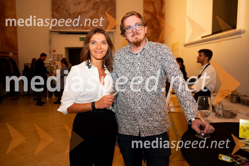  Ksenija Repina, vodja Kulturne četrti, Minoriti Maribor;  Gašper Bohinec8. salon štajerskih mladih vin Pubec 2023 v Mariboru