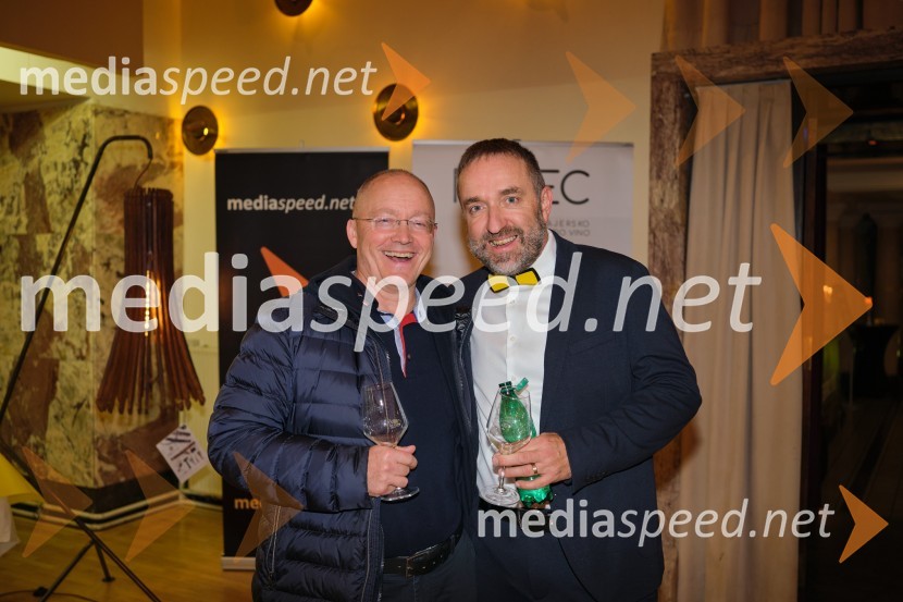  Tadej Sax, Lexpera;  Borut  Cvetko, kreativni direktor, Mediaspeed d.o.o.5. salon štajerskih mladih vin Pubec 2023 v Ljubljani