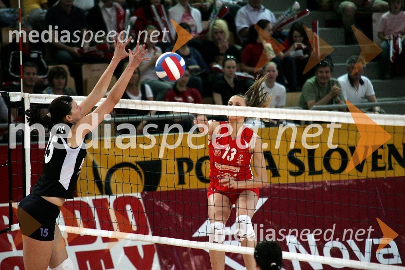 Igralka OK HIT Nova Gorica in igralka OK Nova KBM Branik MariborOdbojka, Finale državnega prvenstva, OK Nova KBM Branik Maribor:OK HIT Nova Gorica