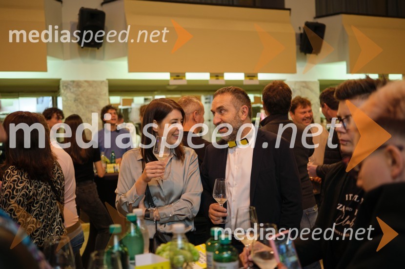  Tadeja  Mahorič;  Borut  Cvetko, kreativni direktor, Mediaspeed d.o.o.5. salon štajerskih mladih vin Pubec 2023 v Ljubljani