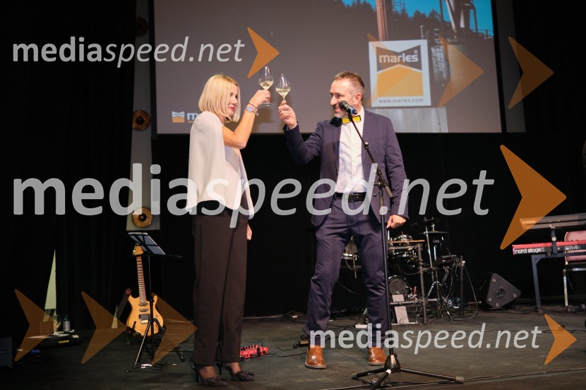  Natalija Cvetko, Mediaspeed d.o.o.;  Borut  Cvetko, kreativni direktor, Mediaspeed d.o.o.5. salon štajerskih mladih vin Pubec 2023 v Ljubljani