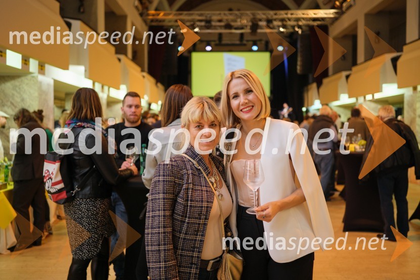  Barbra Jermann, urednica revije Suzy;  Natalija Cvetko, Mediaspeed d.o.o.5. salon štajerskih mladih vin Pubec 2023 v Ljubljani