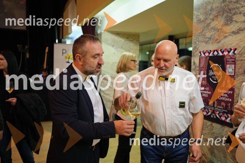  Borut  Cvetko, kreativni direktor, Mediaspeed d.o.o.;  Jurij Cvitanič, Vinogradništvo Cvitanič5. salon štajerskih mladih vin Pubec 2023 v Ljubljani