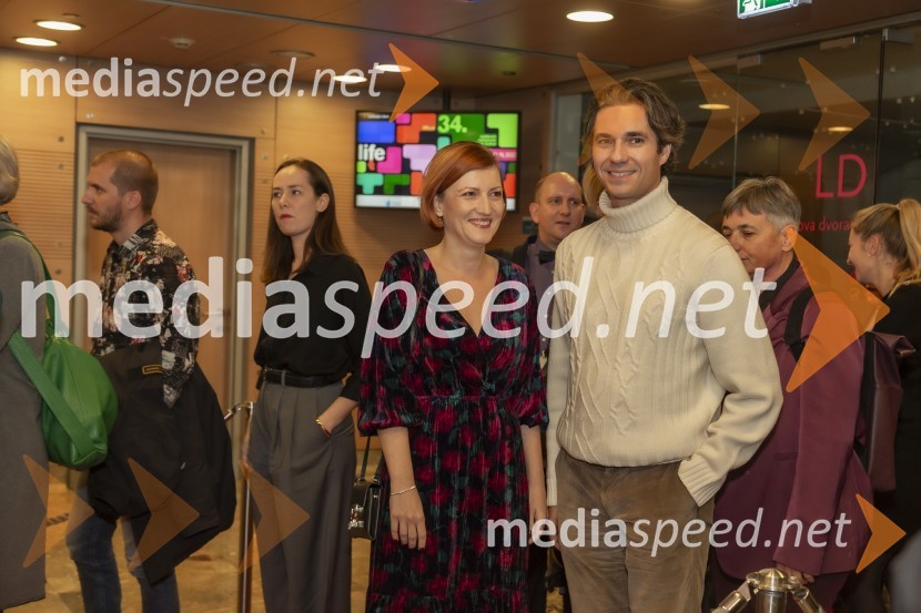 dr. Asta Vrečko, ministrica za kulturo;  Luka Mesec, podpredsednik vlade in minister za delo, družino, socialne zadeve in enake možnosti34. Ljubljanski mednarodni filmski festival - LIFFe, otvoritev