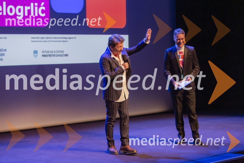  Dragan Bjelogrlić, režiser, igralec;  Saša Kranjc, novinar34. Ljubljanski mednarodni filmski festival - LIFFe, otvoritev