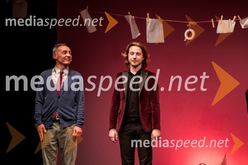  Tadej Toš, igralec, komik in TV voditelj;  Žiga Flajnik, kostumografKar želiš, to dobiš, premiera komedije