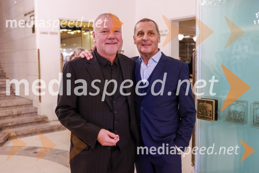  Staš Ravter, direktor SNG Opera in balet Ljubljana;  Danilo Rošker, direktor SNG MariborPremiera Clugovega baletnega spektakla Faust v SNG Maribor