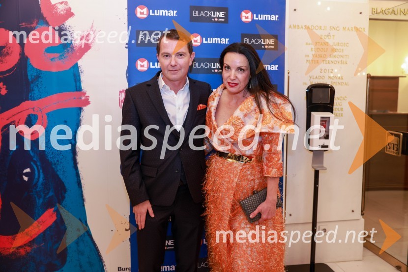  Tomaž Orešič, podpredsednik skupine Resalta;  Tijana Orešič Barač, dr. med. specialistka dermatologijePremiera Clugovega baletnega spektakla Faust v SNG Maribor